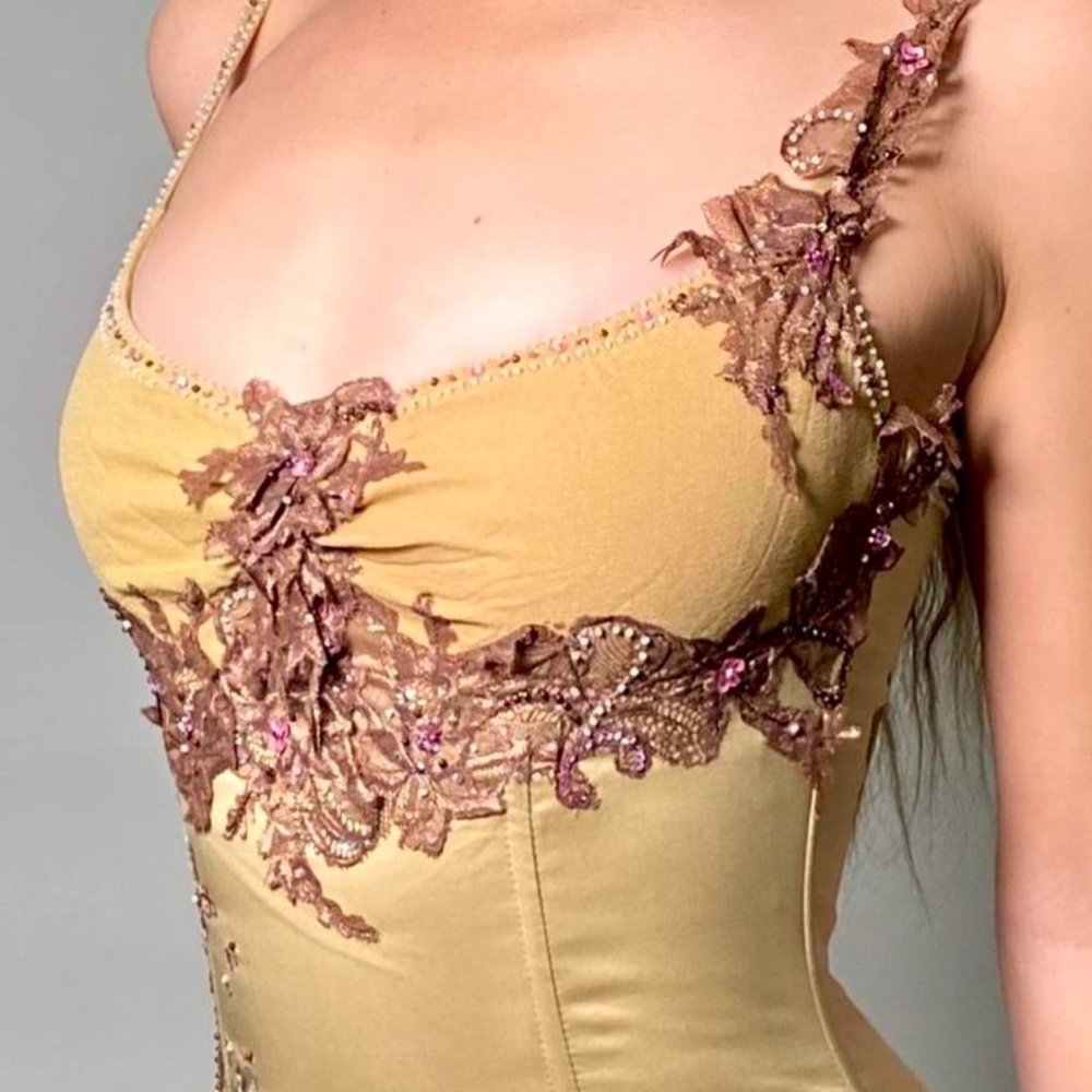 Here’s the dress, opinion on how SM floral shoes would look with it?